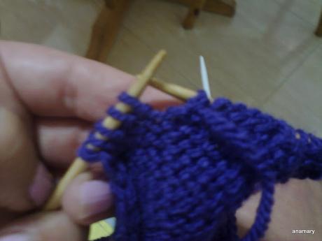 calcetines con cinco agujas