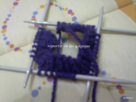 calcetines con cinco agujas