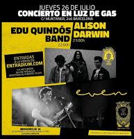 Concierto de Edu Quindós y Alison Darwin en Luz de Gas