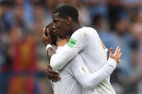 Griezmann y Pogba, jugadores de Francia