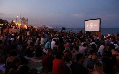 cine de verano en barcelona playa
