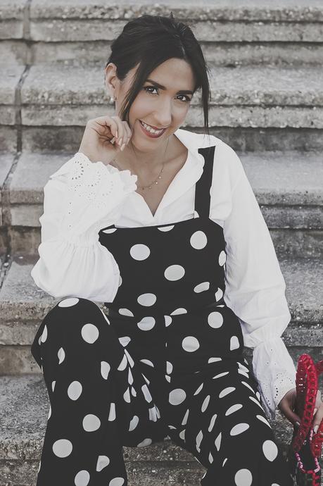 2 LOOKS: POLKA DOTS JUMPSUIT+HAUL REBAJAS ZARA