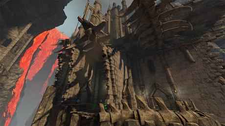 La nueva actualización de julio de Quake Champions añade el mapa The Molten Falls