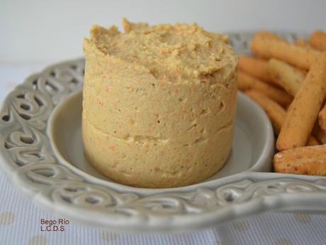 Dip de palitos de mar con mejillones y bonito