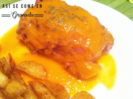 Codillo de cerdo en salsa Codillo de cerdo en salsa