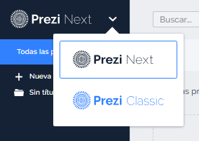 Cómo usar Prezi Classic si solo tienes Prezi Next