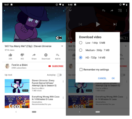 Como descargar videos de YouTube para verlos sin conexion
