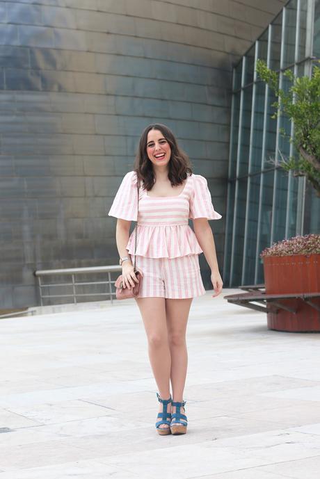 Verano con conjunto rosa de Zara Verano con conjunto rosa de Zara