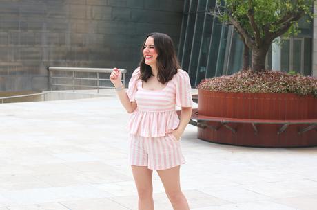 Verano con conjunto rosa de Zara Verano con conjunto rosa de Zara