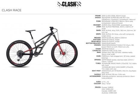 Nueva Commencal Clash