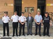 Subdelegado Gobierno elige Hermanas para realizar primera visita oficial comisaría Policia Local Policía Nacional