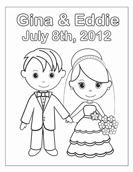 Beautiful Personalized Wedding Coloring Books