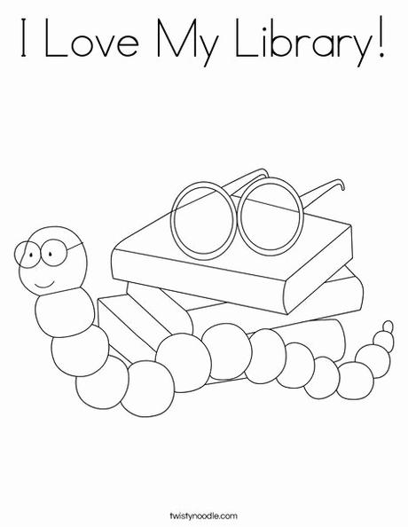 Lovely Librarian Coloring Pages