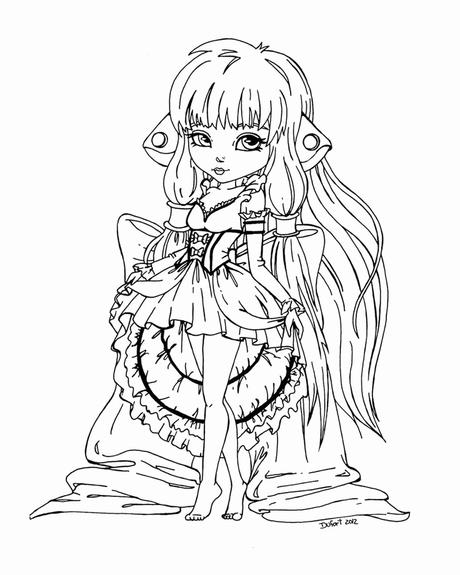 Inspirational Chobits Coloring Pages