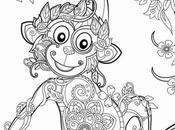 Luxury Monkey Coloring Books