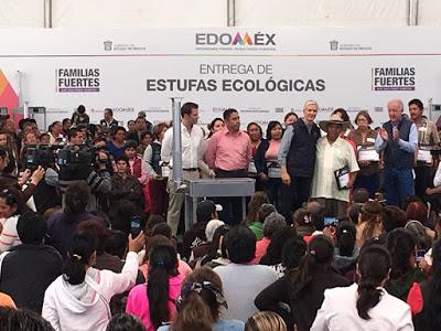 ENTREGA ALFREDO DEL MAZO ESTUFAS ECOLÓGICAS PARA APOYAR LA ECONOMÍA DE LAS FAMILIAS Y CUIDAR SU SALUD