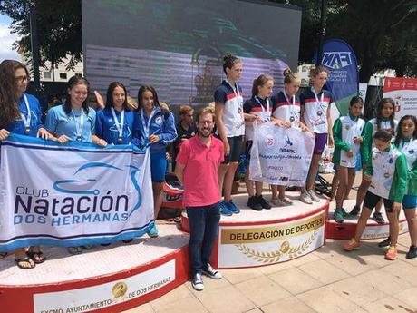 Éxito deportivo del campeonato de Andalucía de Alevín de Natación