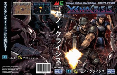 Xeno Crisis para Mega Drive ya tiene portadas... y son espectaculares