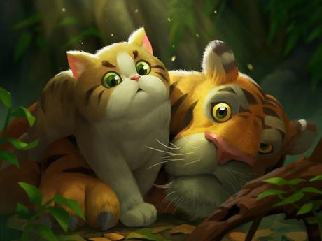 Este artista transforma fotos de animales de National Geographic en adorables ilustraciones