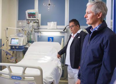 CUMPLE ALFREDO DEL MAZO CON INAUGURACIÓN DE LA UNIDAD DE CUIDADOS INTENSIVOS Y DE TOMOGRAFÍA DEL HOSPITAL GENERAL DE ATLACOMULCO