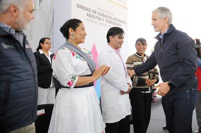 CUMPLE ALFREDO DEL MAZO CON INAUGURACIÓN DE LA UNIDAD DE CUIDADOS INTENSIVOS Y DE TOMOGRAFÍA DEL HOSPITAL GENERAL DE ATLACOMULCO