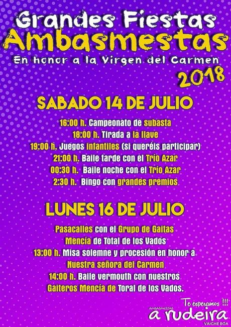 Planes de ocio en Ponferrada y El Bierzo para el fin de semana. 13 al 15 de julio 2018 Planes de ocio en Ponferrada y El Bierzo para el fin de semana. 13 al 15 de julio 2018