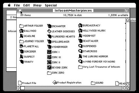 Classic Text Adventure Masterpieces of Infocom en archive.org