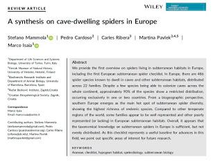 Arañas de cuevas de Europa