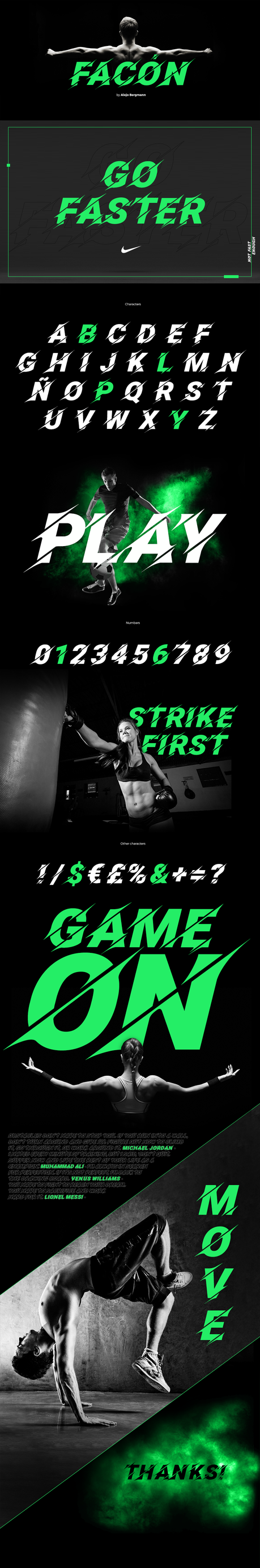 Facón Free Font facon font