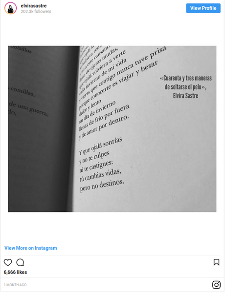 Instagram impulsa la lectura de poesía entre los jóvenes de EE.UU