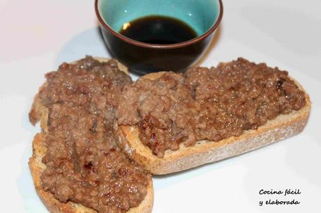TOSTA DE TERNERA EN SALSA TERIYAKI