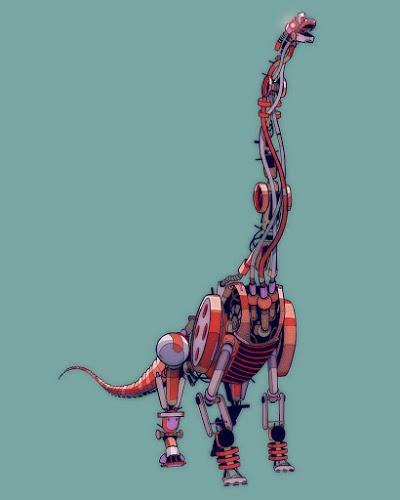 Los robosaurios de Jason Gamber Los robosaurios de Jason Gamber