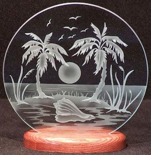 Aprende cómo hacer un hermoso grabado en vidrio paso por paso