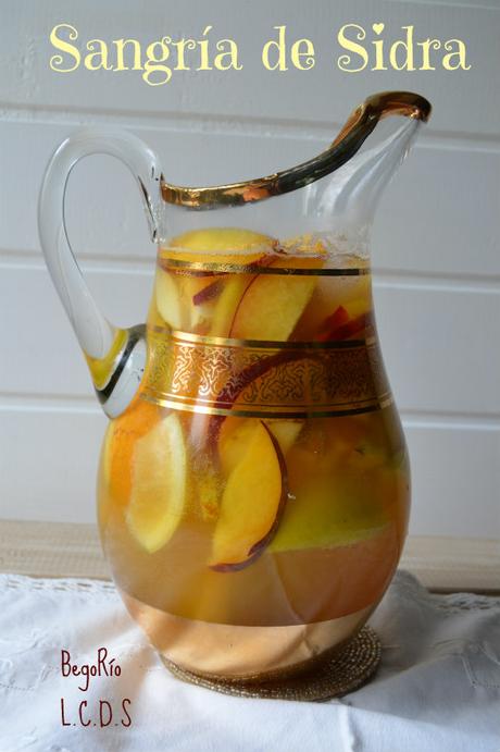 Sangría de sidra Sangría de sidra
