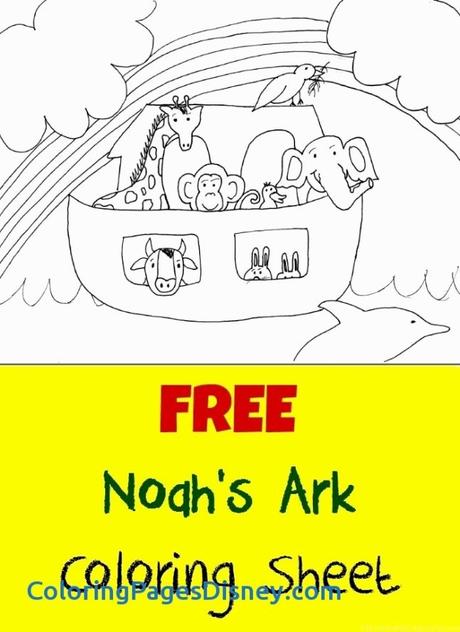 Fresh Noah's Ark Coloring Page Printable