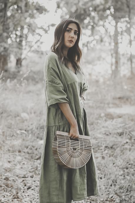 BOHO GREEN MAXI DRESS