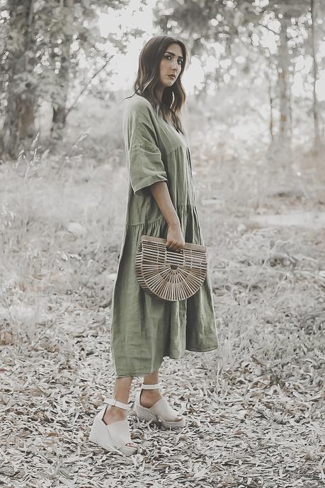 BOHO GREEN MAXI DRESS