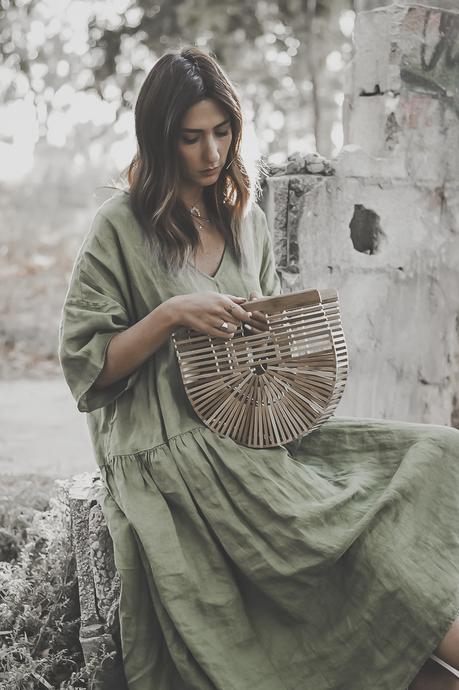 BOHO GREEN MAXI DRESS