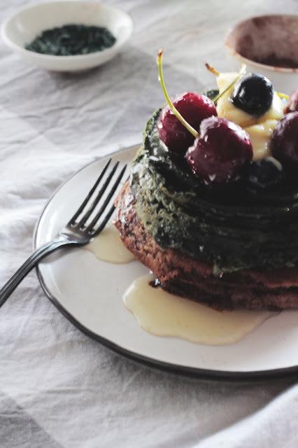 Tortitas arcoiris - Rainbow pancakes