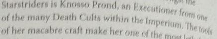 Fragmentos del trasfondo de los Starstriders filtrados (Kill Team)