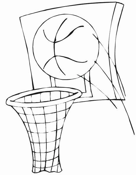 Unique Basketball Hoop Coloring Pages Unique Basketball Hoop Coloring Pages