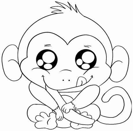 Luxury Monkey Coloring Pages for Preschoolers Luxury Monkey Coloring Pages for Preschoolers