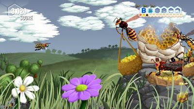 Impresiones con Beekyr Reloaded; abejas, avispas y otros bichos se la juegan en este matamarcianos patrio