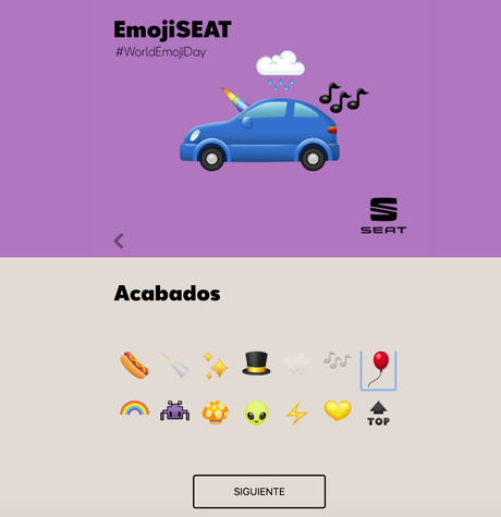 SEAT cambia los coches de su web por emojis para celebrar el #DíaMundialDelEmoji