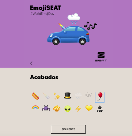 SEAT cambia los coches de su web por emojis para celebrar el #DíaMundialDelEmoji SEAT cambia los coches de su web por emojis para celebrar el #DíaMundialDelEmoji