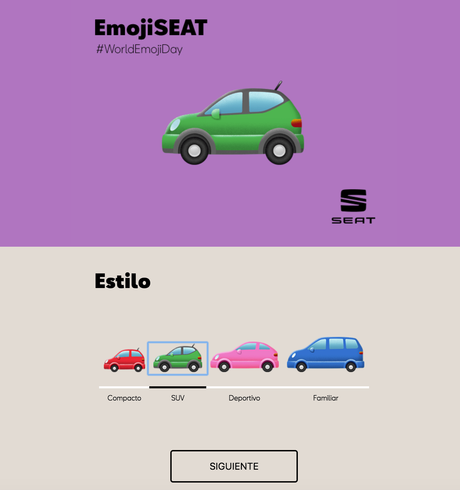 SEAT cambia los coches de su web por emojis para celebrar el #DíaMundialDelEmoji