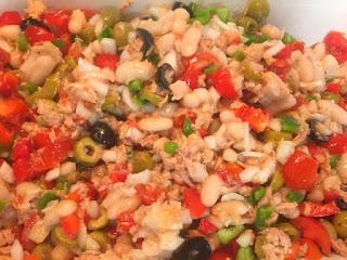 ENSALADA DE ALUBIAS POCHAS CAMPERA