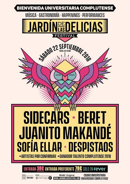 Juanito Makandé y Sofía Ellar se suman al festival madrileño Jardín de las Delicias