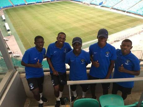 Visita de la Escuela de Fútbol Base AFA Angola al Estadio Arena Fonte Nova Visita de la Escuela de Fútbol Base AFA Angola al Estadio Arena Fonte Nova