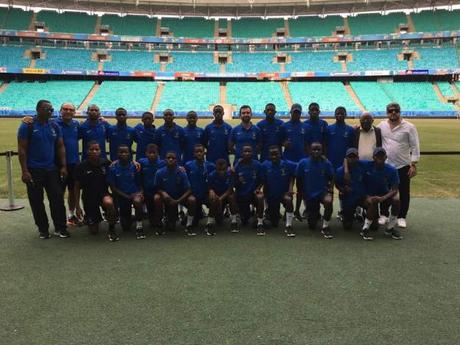 Visita de la Escuela de Fútbol Base AFA Angola al Estadio Arena Fonte Nova Visita de la Escuela de Fútbol Base AFA Angola al Estadio Arena Fonte Nova